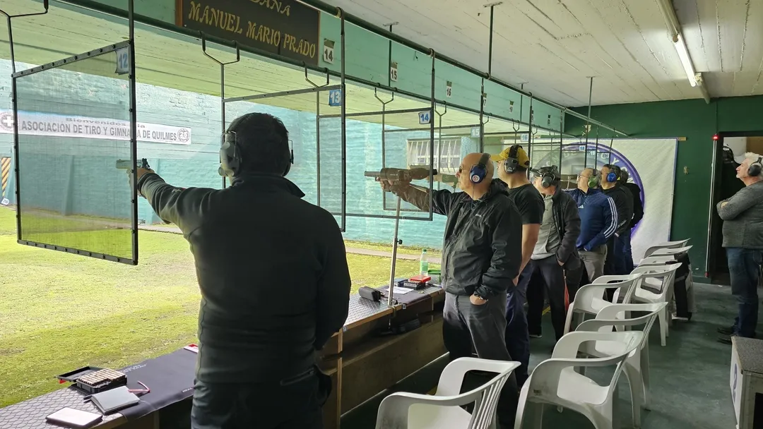 Competencia del ranking nacional, realizada en la Asociación de Tiro y Gimnasia de Quilmes