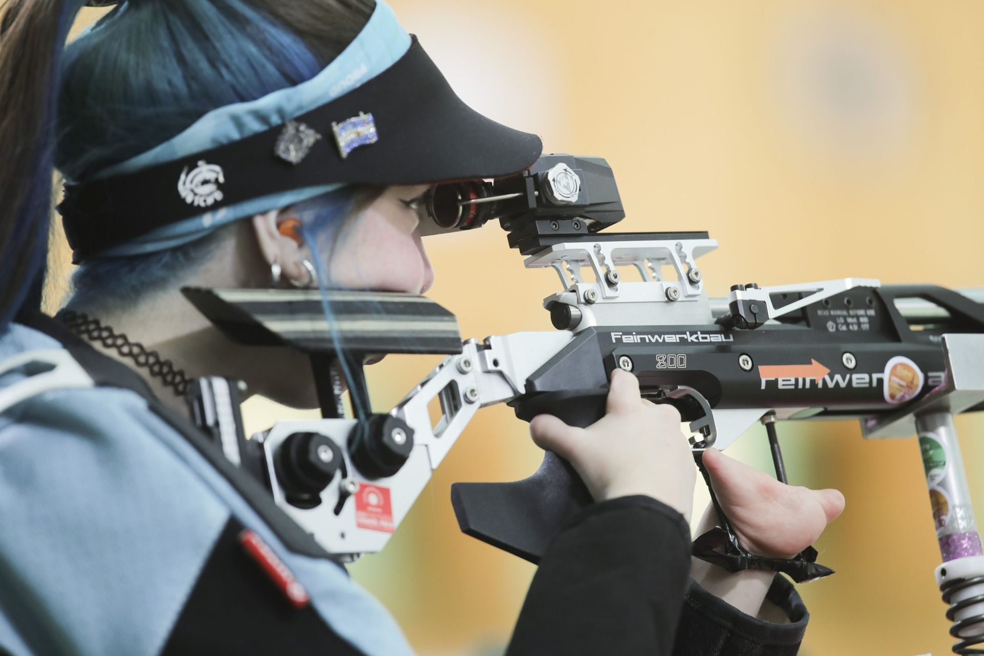 María Laura Belvedere compitiendo en los Juegos Parapanamericanos de Santiago 2023