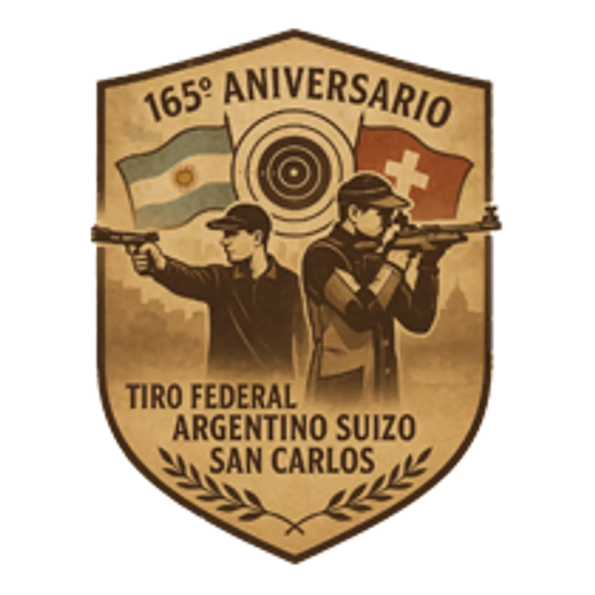 Logo de TORNEO "165 ANIVERSARIO TIRO FEDERAL ARGENTINO SUIZO SAN CARLOS" - FECHA 2 RANKING ARMAS NEUMATICAS Y PEQUEÑO CALIBRE