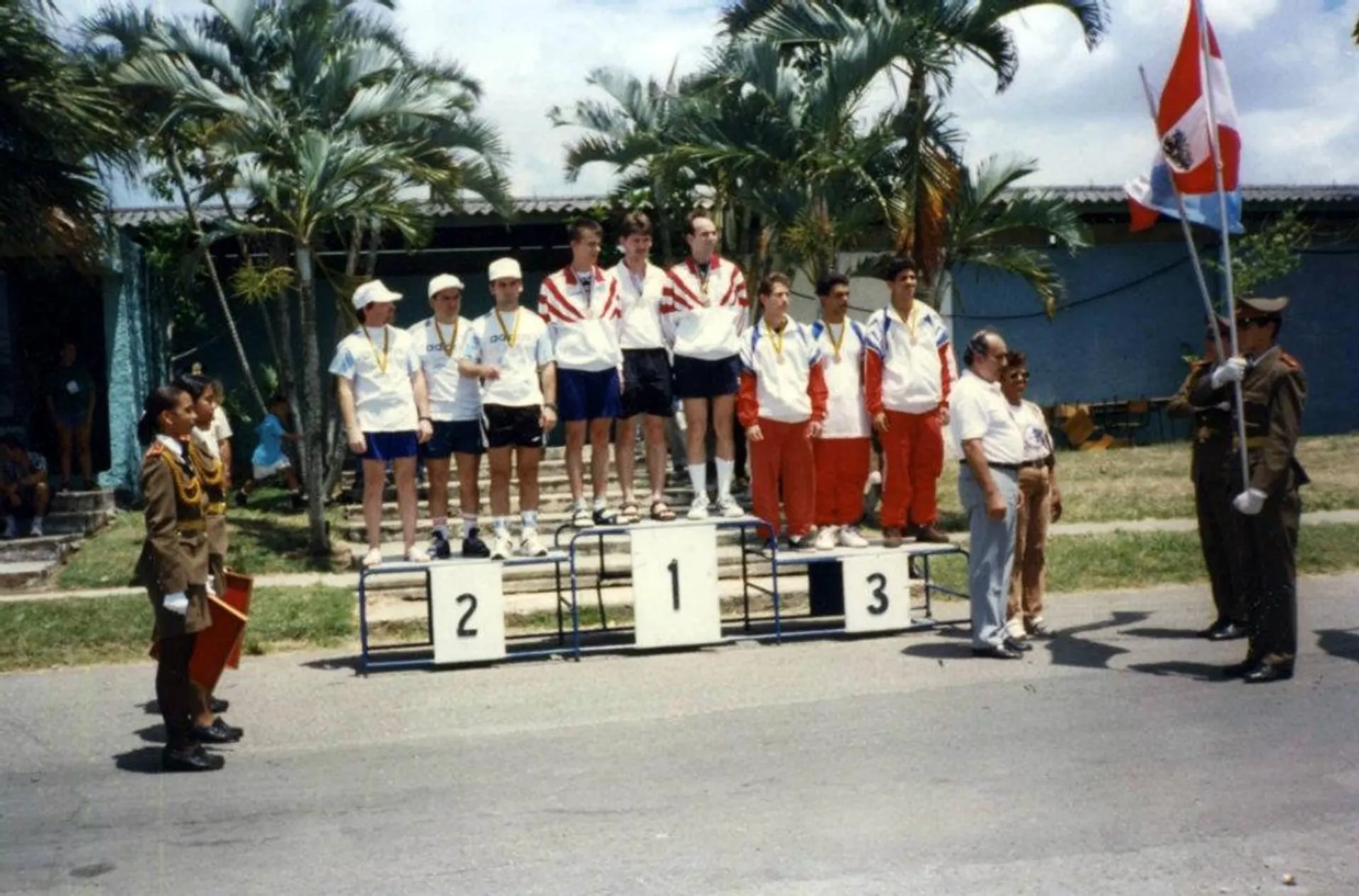 Podio Copa Mundial La Habana 1997