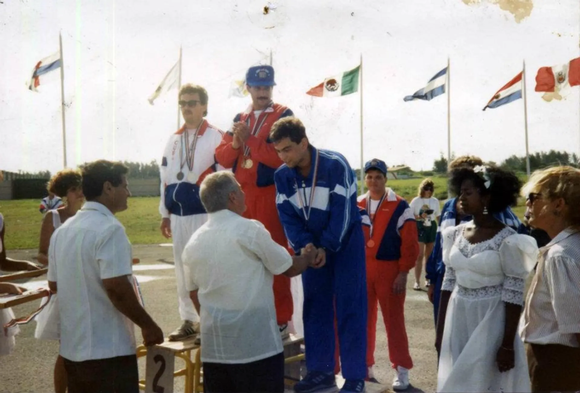 Podio Panamericanos La Habana 1991